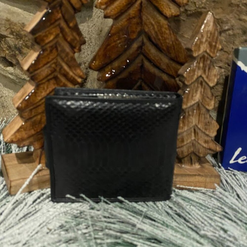 Lee Sands Black Python Wallet - image 3